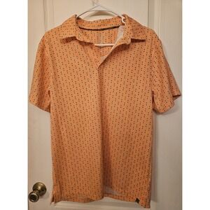 Golf America Women's Medium Peach Golf Polo Shirt Preppy Sports Athletic